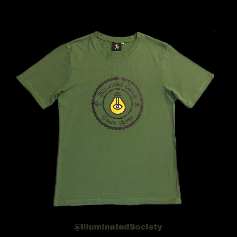Organic Hemp Tee - “The Plant” green! - Picture 2 of 8